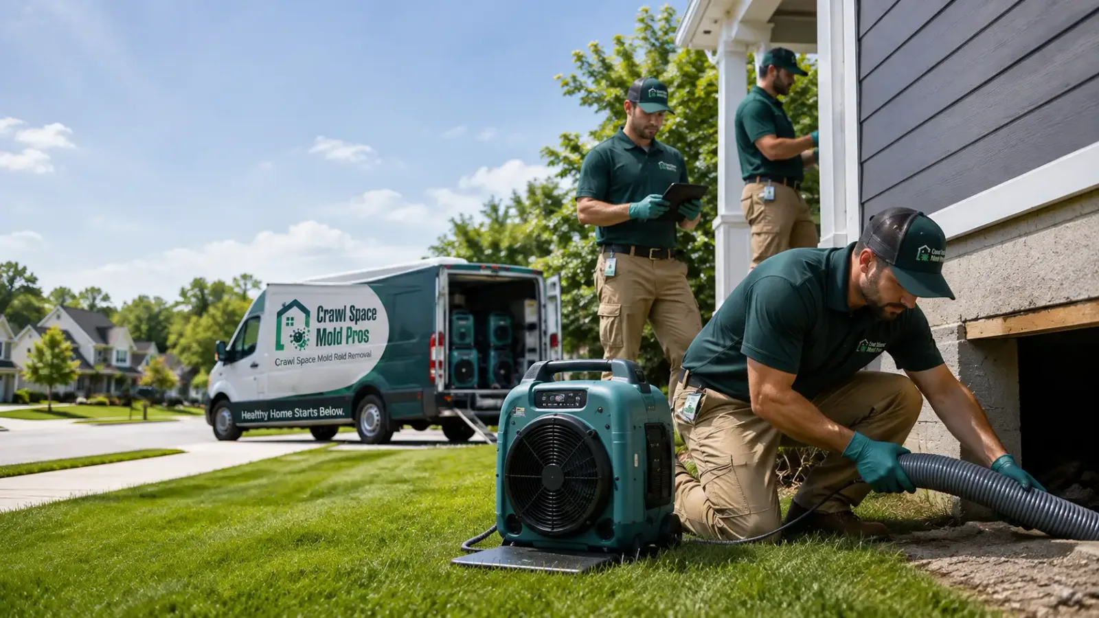Crawl Space Mold Removal in Tahuya, WA